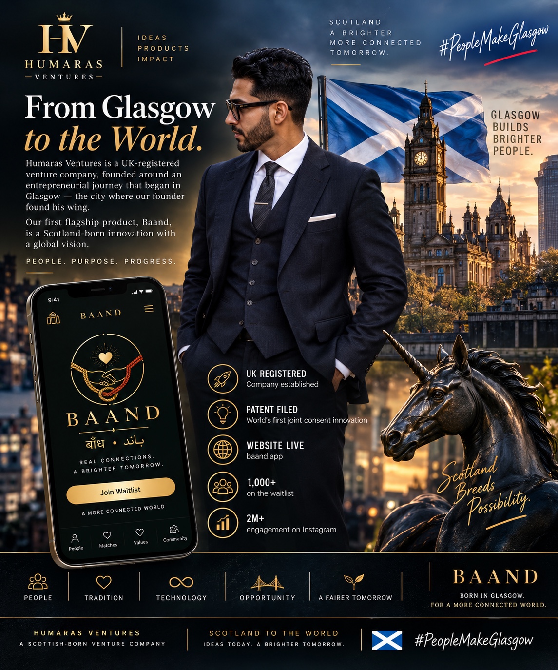 BAAND and HUMARAS Ventures — from Glasgow to the world