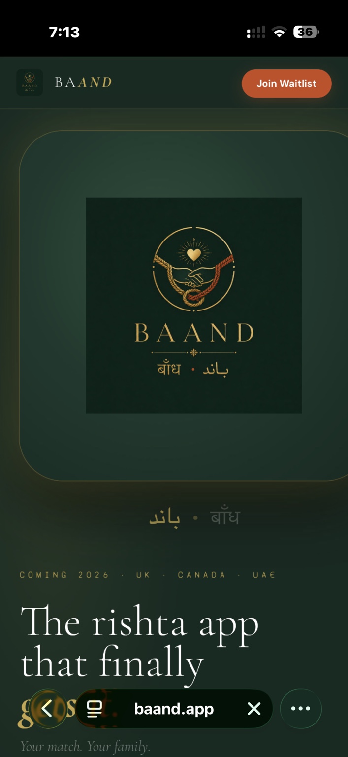 BAAND launch branding